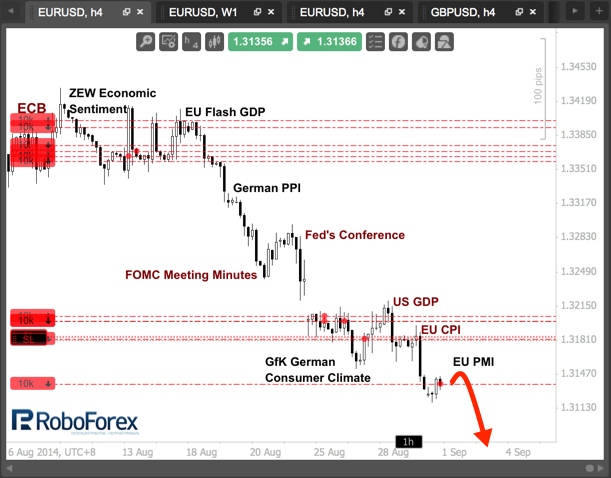 Давление на ЕЦБ всё нарастает. Фундаментальный обзор на 01.09.2014